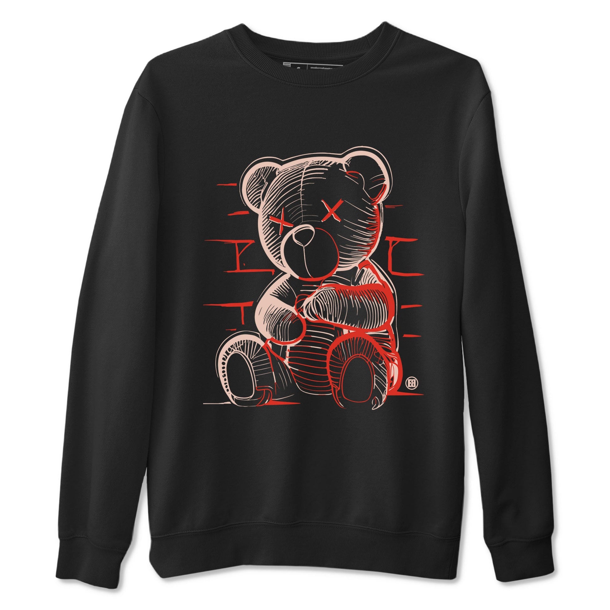 13s Dune Red shirts to match jordans Neon Bear sneaker match tees Air Jordan 13 Dune Red SNRT Sneaker Tees streetwear brand Black 2 unisex cotton tee
