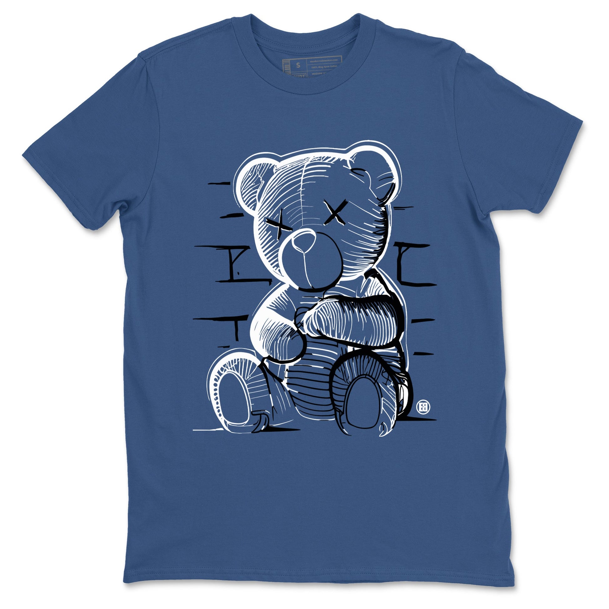 A Ma Maniere Air Jordan 3 Diffused Blue shirts to match jordans Neon Bear graphic tee Jordan 3 For The Love best t-shirts to wear with jordans SNRT Sneaker Tees unisex cotton Denim Blue 2 shirts