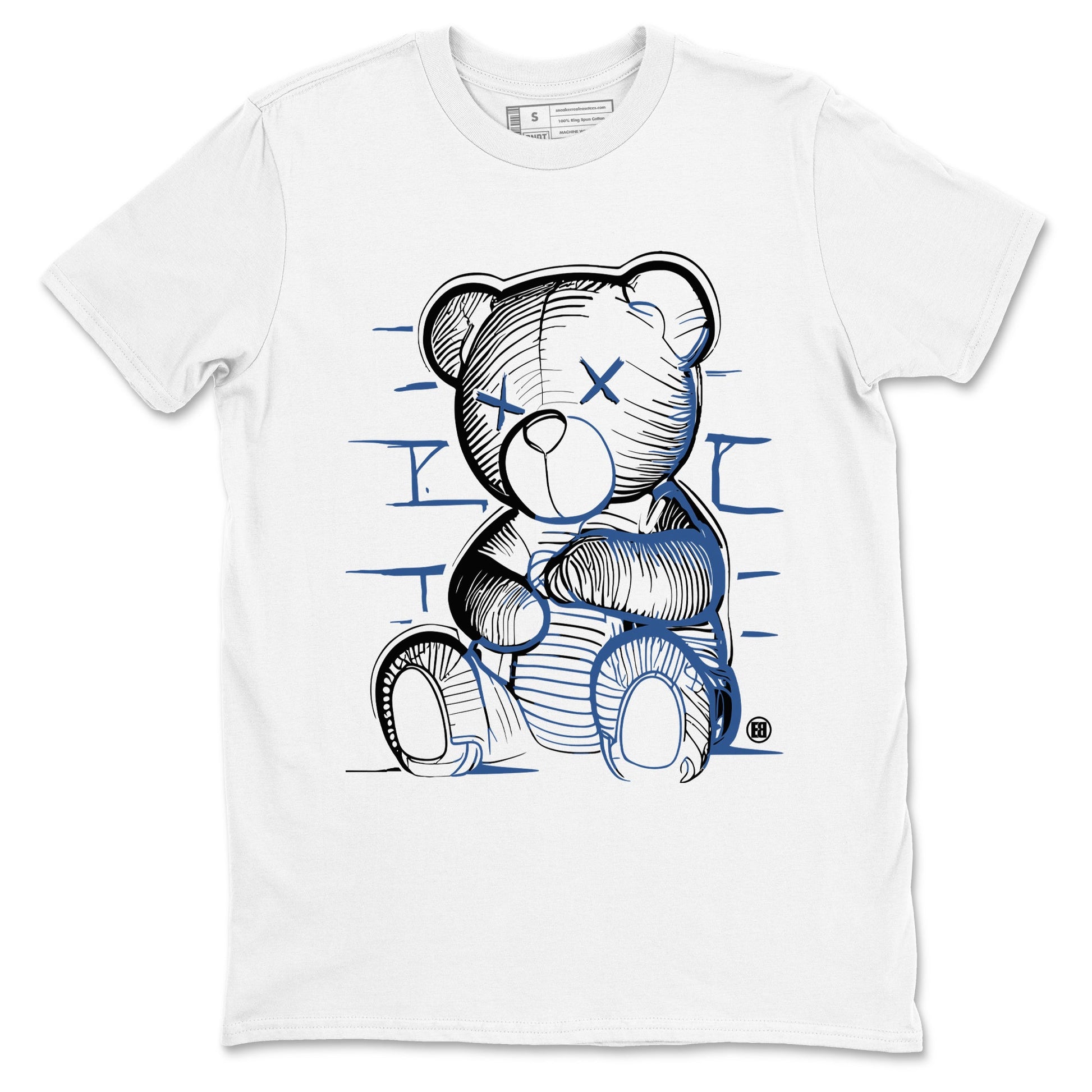 A Ma Maniere Air Jordan 3 Diffused Blue shirts to match jordans Neon Bear graphic tee Jordan 3 For The Love best t-shirts to wear with jordans SNRT Sneaker Tees unisex cotton White 2 shirts