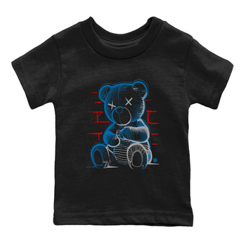 AJ3 Rare Air Graphic shirts Neon Bear shirts Air Jordan 3 Rare Air best t-shirts to wear with jordans SNRT Sneaker Tees Youth Baby Black 2 tee