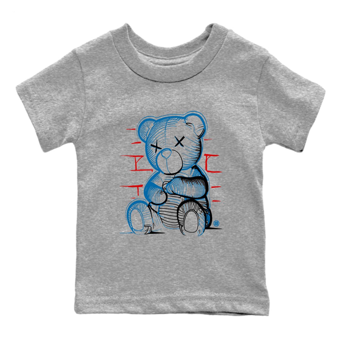 AJ3 Rare Air Graphic shirts Neon Bear shirts Air Jordan 3 Rare Air best t-shirts to wear with jordans SNRT Sneaker Tees Youth Baby Heather Grey 2 tee