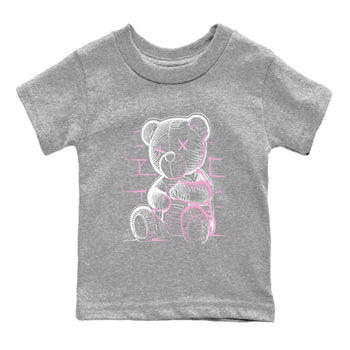 4s Retro Orchid shirts to match jordans Neon Bear sneaker match tees Air Jordan 4 WMNS Orchid match shoes to clothes SNRT Sneaker Tees Youth Baby Heather Grey 2 tee