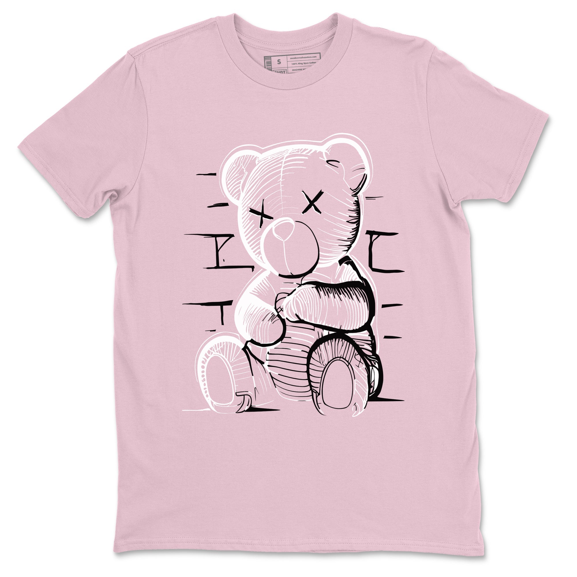 4s Retro Orchid shirts to match jordans Neon Bear sneaker match tees Air Jordan 4 WMNS Orchid match shoes to clothes SNRT Sneaker Tees unisex cotton Pink 2 shirts
