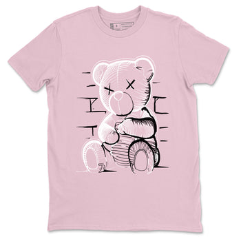 4s Retro Orchid shirts to match jordans Neon Bear sneaker match tees Air Jordan 4 WMNS Orchid match shoes to clothes SNRT Sneaker Tees unisex cotton Pink 2 shirts