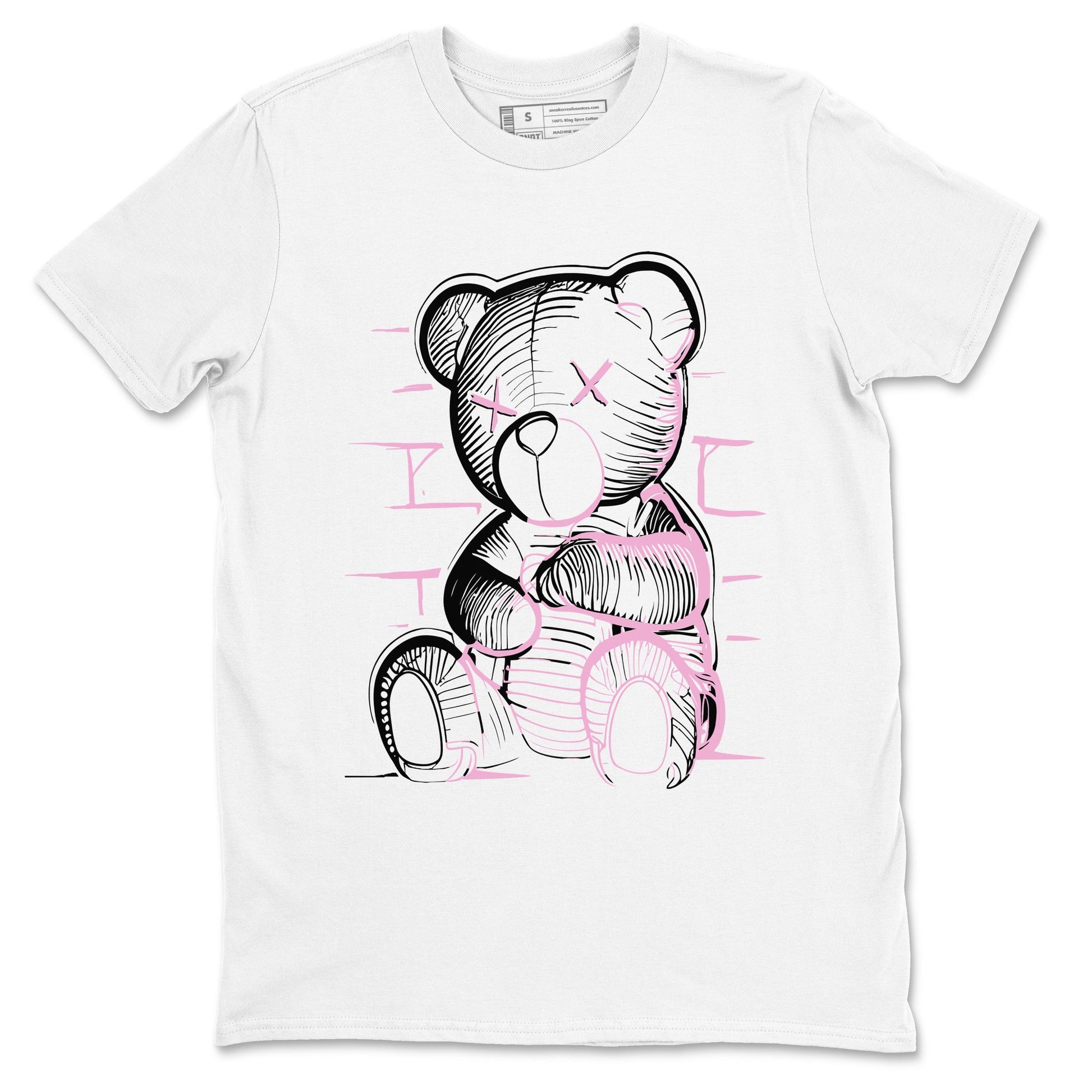 4s Retro Orchid shirts to match jordans Neon Bear sneaker match tees Air Jordan 4 WMNS Orchid match shoes to clothes SNRT Sneaker Tees unisex cotton White 2 shirts