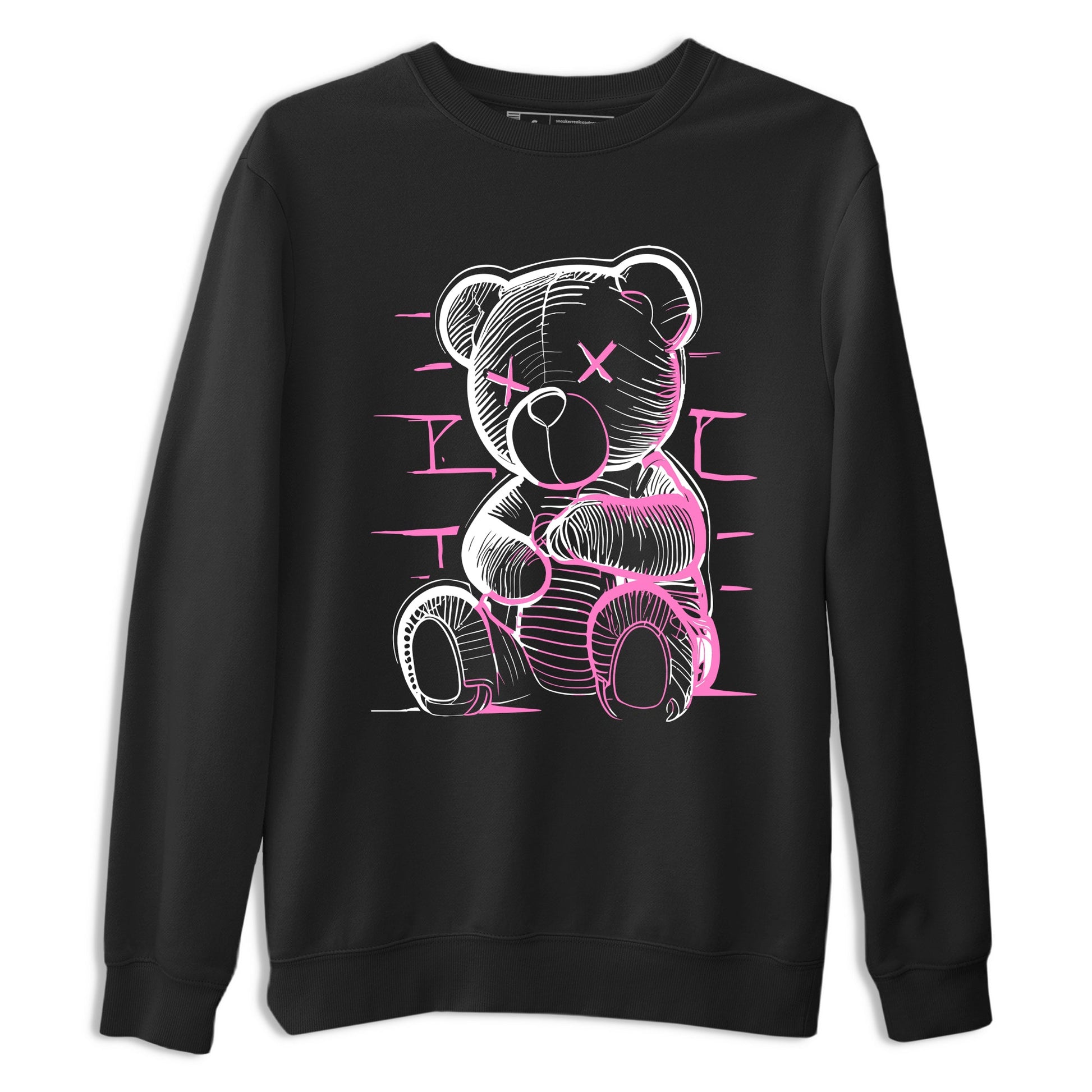 Sneaker match tees – Sneaker Tees To Match Air Jordan 4 Pink Thunder Shoes – Neon Bear Tee Black 2