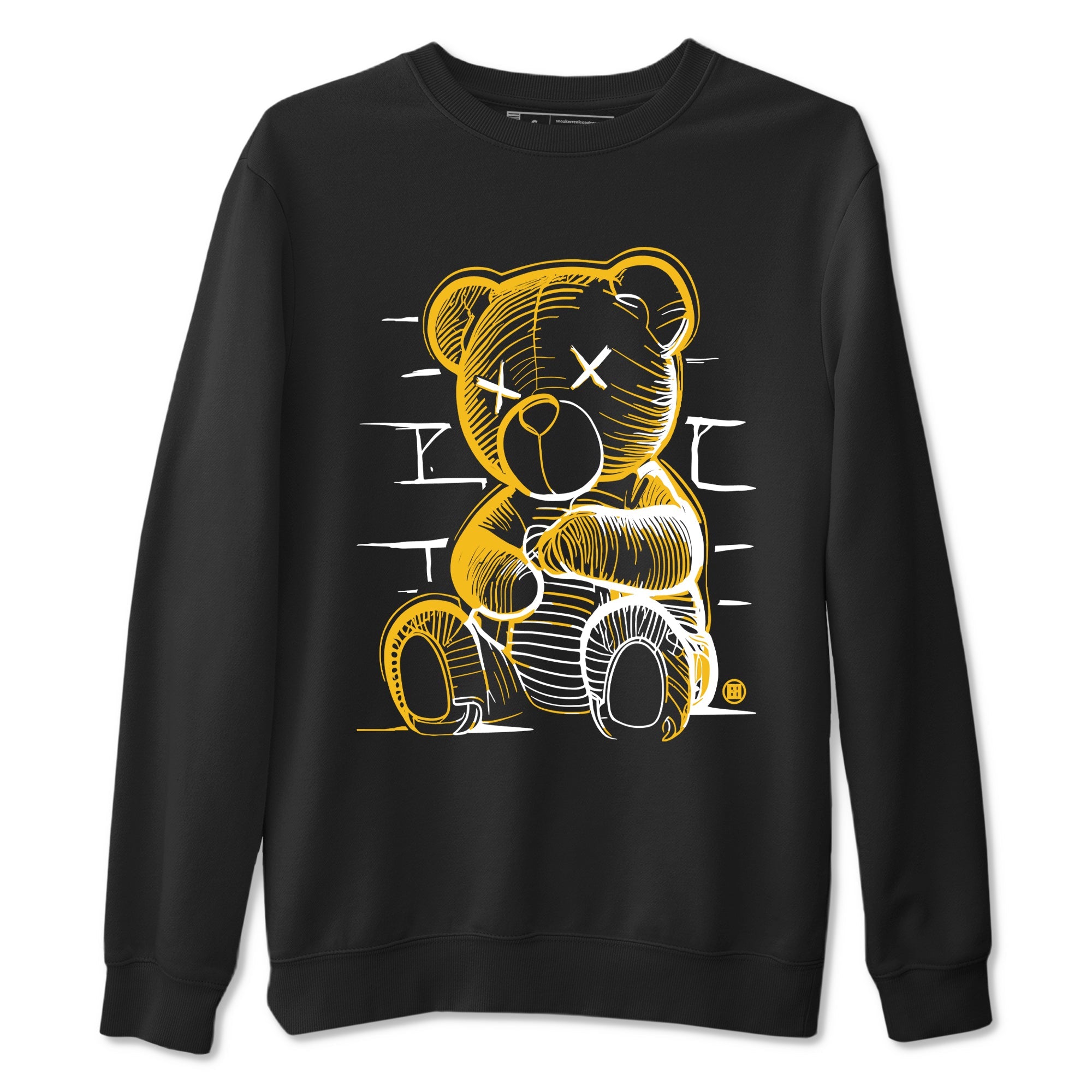 Neon Bear sneaker match t-shirt t-shirts to match jordans, dunks, yeezys 5s Tokyo sneakers, shown in Black 2.