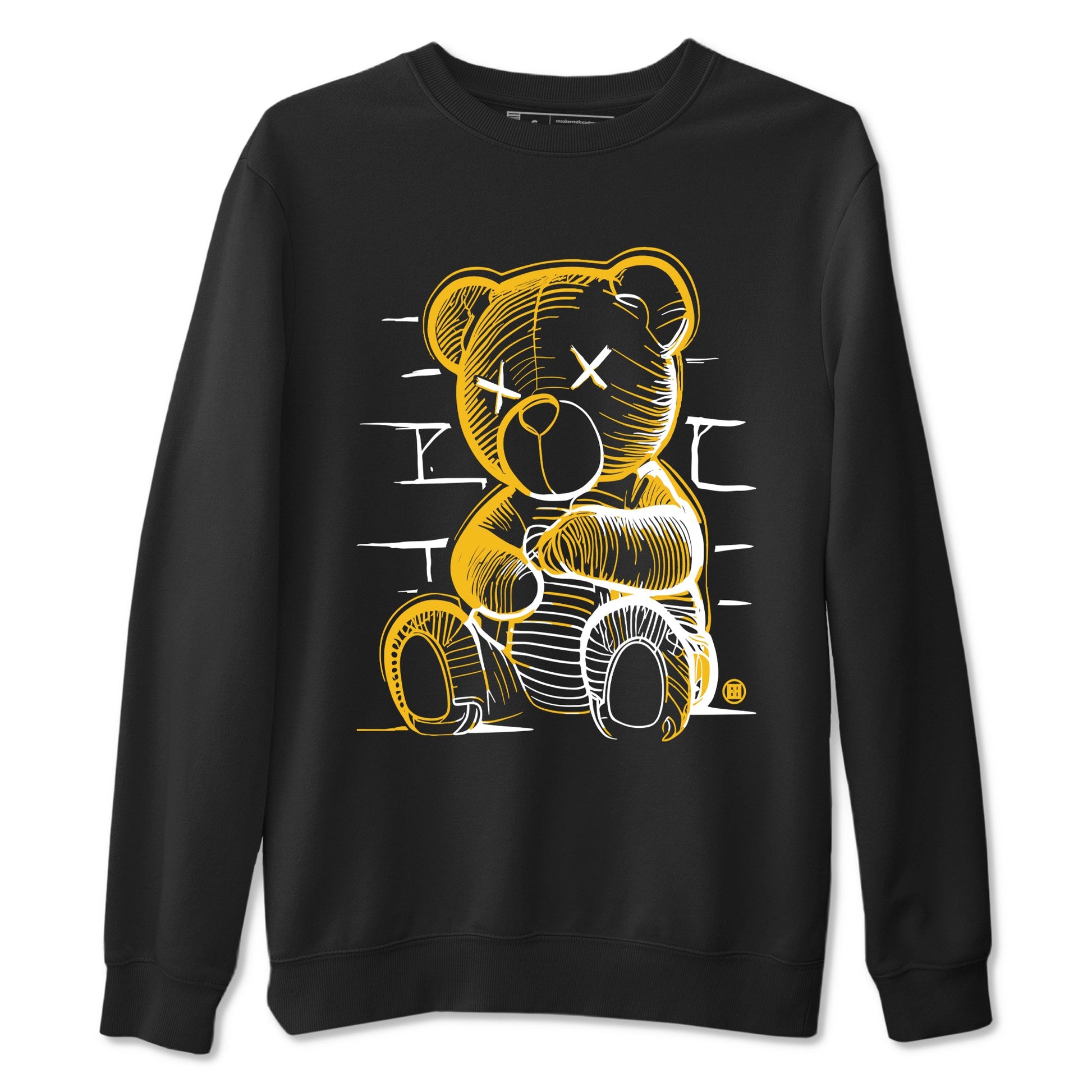 Neon Bear sneaker match t-shirt t-shirts to match jordans, dunks, yeezys 5s Tokyo sneakers, shown in Black 2.