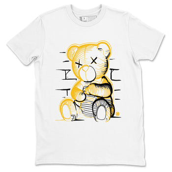 Neon Bear sneaker match t-shirt t-shirts to match jordans, dunks, yeezys 5s Tokyo sneakers, shown in White 2.