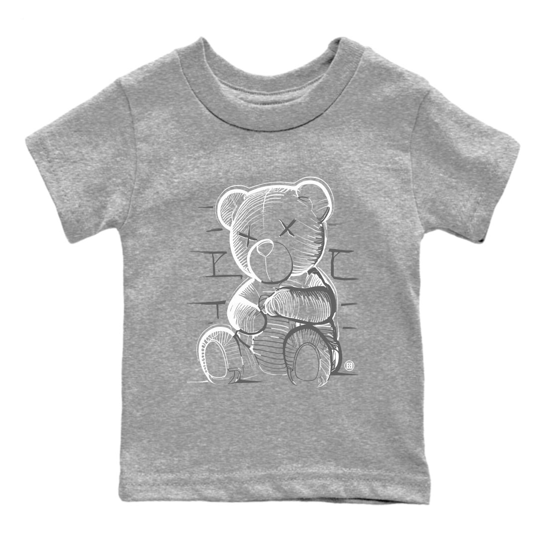 9s Cool Grey shirts to match jordans Neon Bear sneaker match tees Air Jordan 9 Cool Grey match shoes to clothes SNRT Sneaker Tees Youth Baby Heather Grey 2 tee