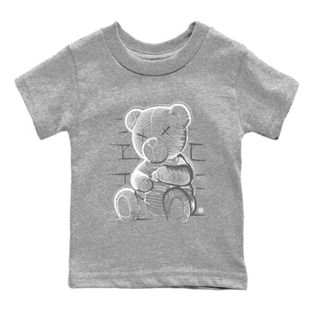 9s Cool Grey shirts to match jordans Neon Bear sneaker match tees Air Jordan 9 Cool Grey match shoes to clothes SNRT Sneaker Tees Youth Baby Heather Grey 2 tee