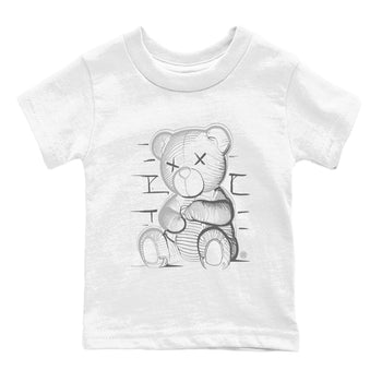 9s Cool Grey shirts to match jordans Neon Bear sneaker match tees Air Jordan 9 Cool Grey match shoes to clothes SNRT Sneaker Tees Youth Baby White 2 tee