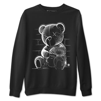 9s Cool Grey shirts to match jordans Neon Bear sneaker match tees Air Jordan 9 Cool Grey match shoes to clothes SNRT Sneaker Tees unisex cotton Black 2 shirts