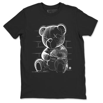 9s Cool Grey shirts to match jordans Neon Bear sneaker match tees Air Jordan 9 Cool Grey match shoes to clothes SNRT Sneaker Tees unisex cotton Black 2 shirts