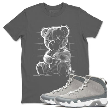 9s Cool Grey shirts to match jordans Neon Bear sneaker match tees Air Jordan 9 Cool Grey match shoes to clothes SNRT Sneaker Tees unisex cotton Cool Grey 1 shirts