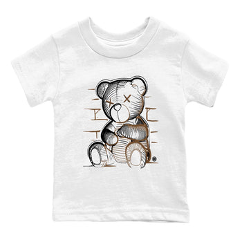 Travis Scott x Jordan Jumpman Jack TR Dark Mocha shirts to match jordans Neon Bear sneaker match tees Jordan Jumpman Jack Travis Scott Dark Mocha match shoes to clothes SNRT Sneaker Tees Youth Baby White 2 tee