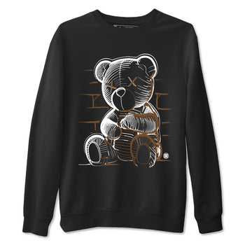 Travis Scott x Jordan Jumpman Jack TR Dark Mocha shirts to match jordans Neon Bear sneaker match tees Jordan Jumpman Jack Travis Scott Dark Mocha match shoes to clothes SNRT Sneaker Tees unisex cotton Black 2 shirts