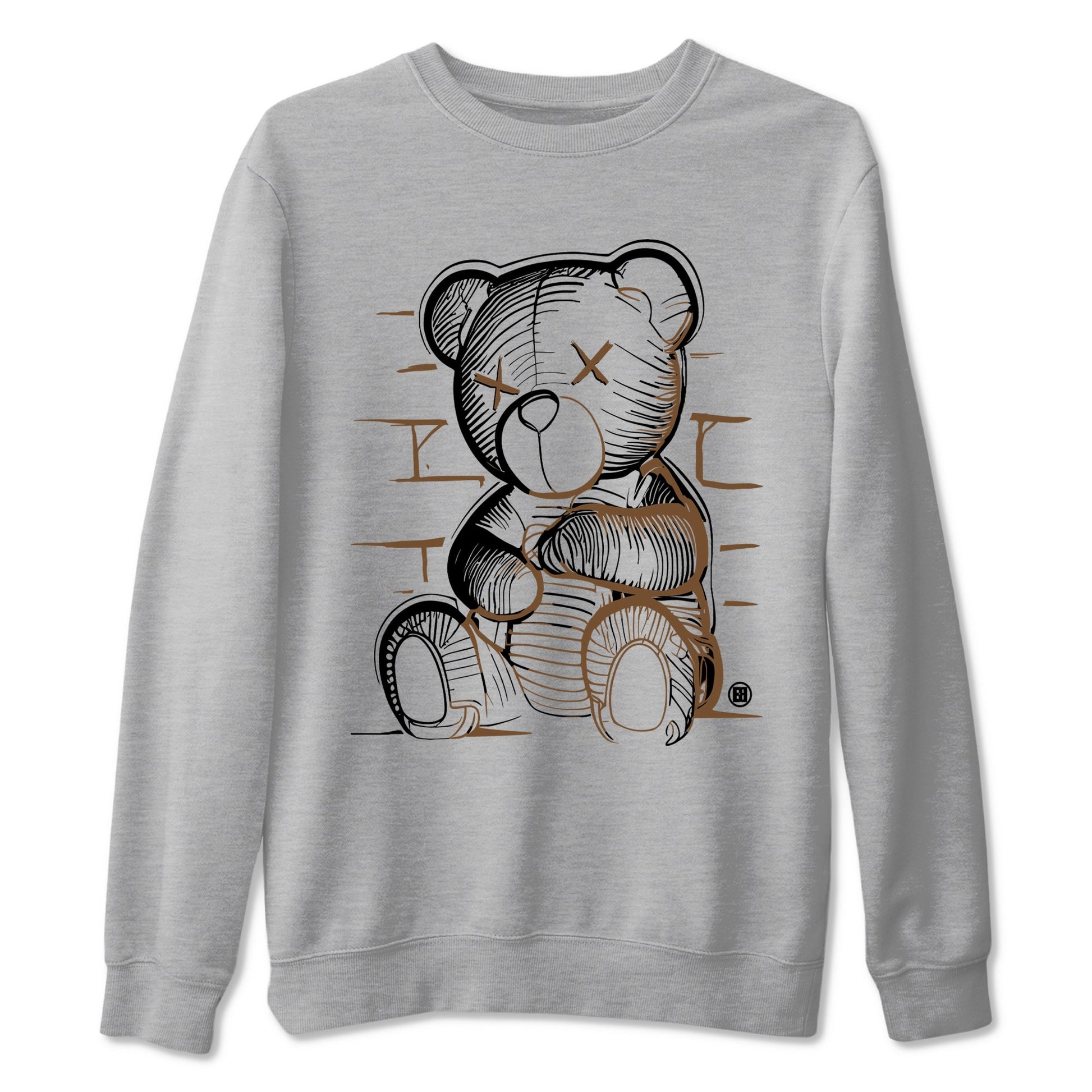 Travis Scott x Jordan Jumpman Jack TR Dark Mocha shirts to match jordans Neon Bear sneaker match tees Jordan Jumpman Jack Travis Scott Dark Mocha match shoes to clothes SNRT Sneaker Tees unisex cotton Heather Grey 2 shirts