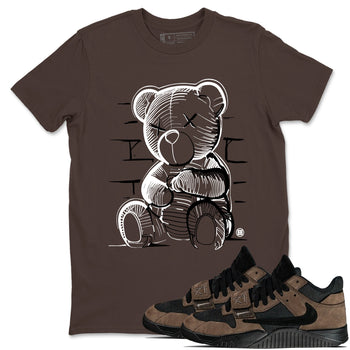 Travis Scott x Jordan Jumpman Jack TR Dark Mocha shirts to match jordans Neon Bear sneaker match tees Jordan Jumpman Jack Travis Scott Dark Mocha match shoes to clothes SNRT Sneaker Tees unisex cotton Dark Chocolate 1 shirts