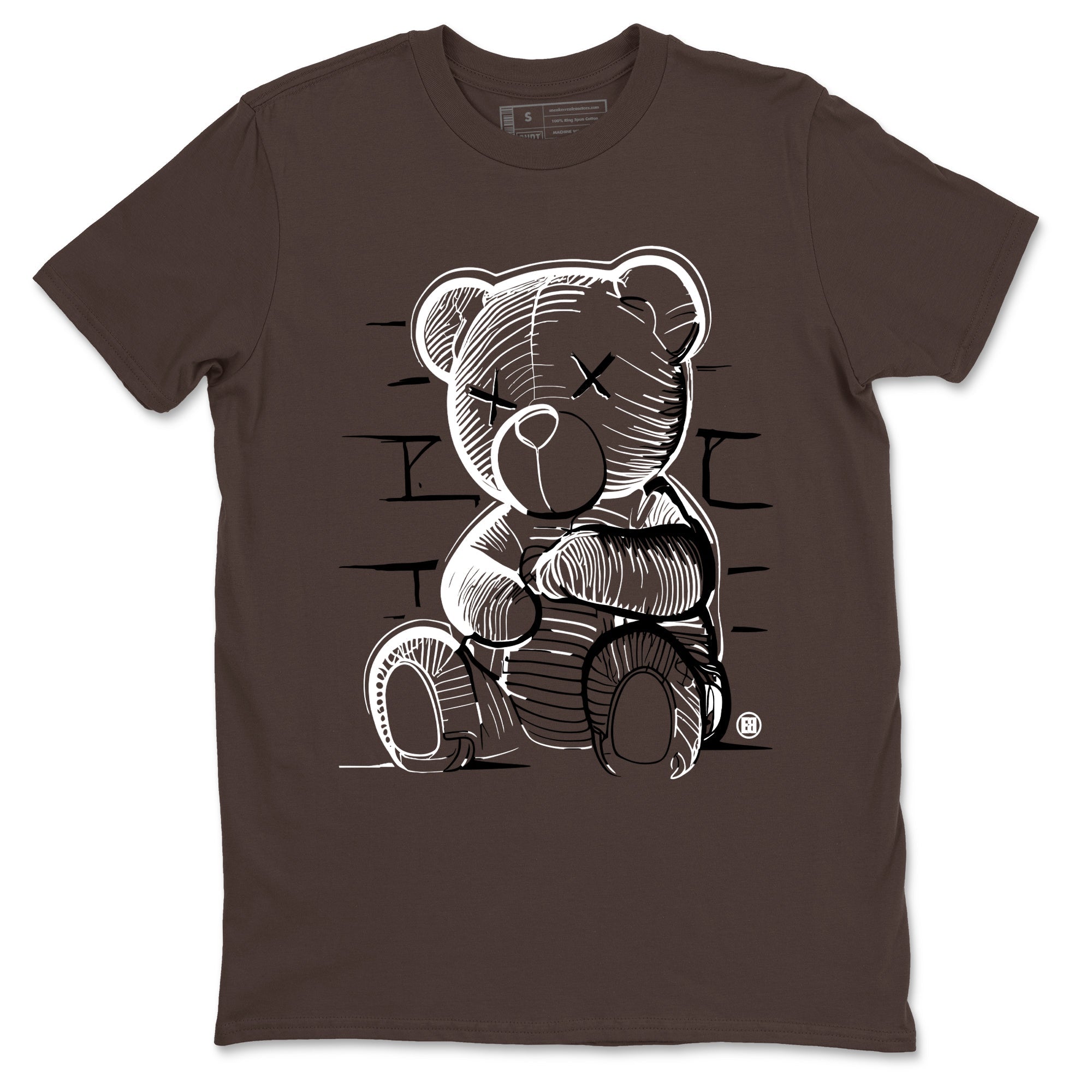 Travis Scott x Jordan Jumpman Jack TR Dark Mocha shirts to match jordans Neon Bear sneaker match tees Jordan Jumpman Jack Travis Scott Dark Mocha match shoes to clothes SNRT Sneaker Tees unisex cotton Dark Chocolate 2 shirts