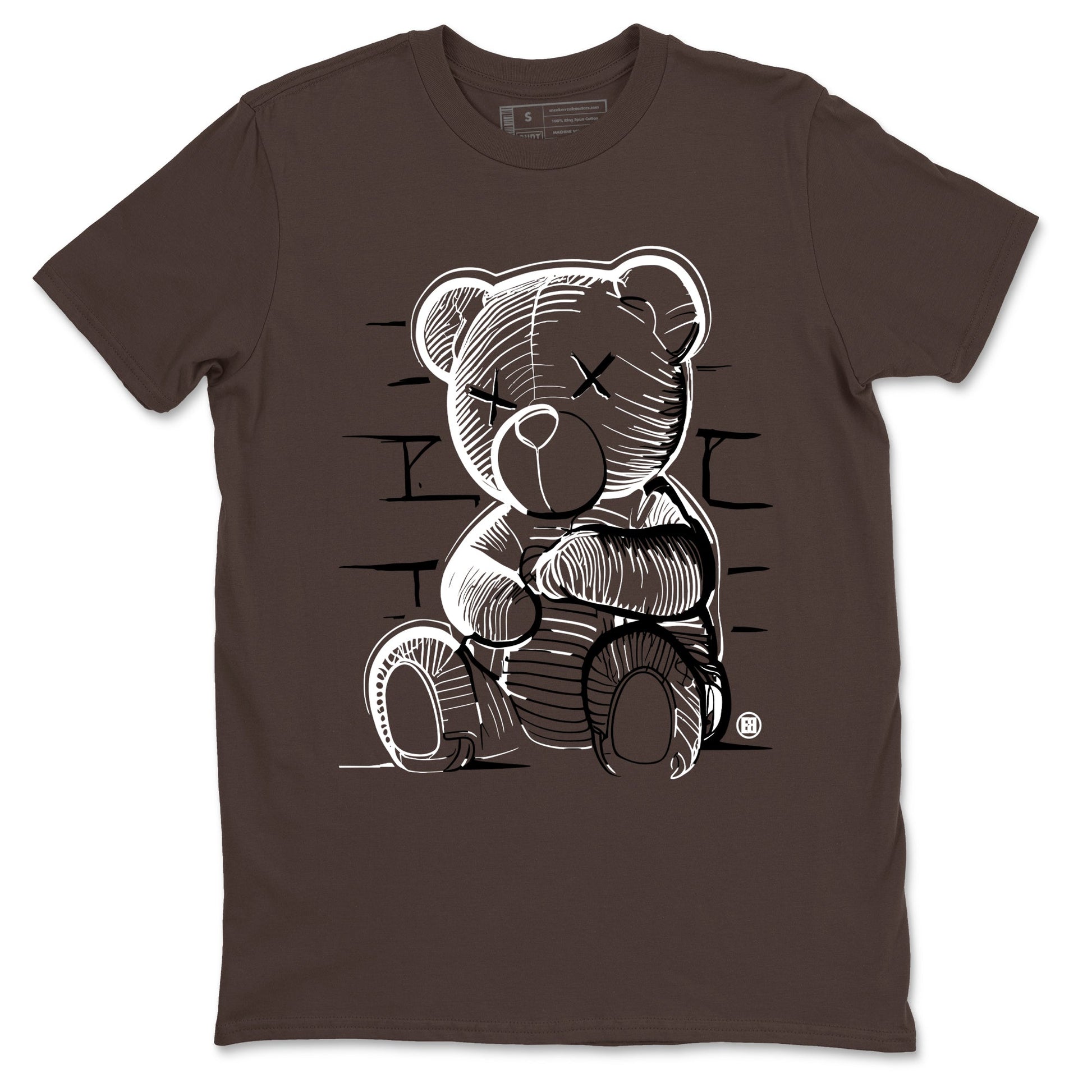 Travis Scott x Jordan Jumpman Jack TR Dark Mocha shirts to match jordans Neon Bear sneaker match tees Jordan Jumpman Jack Travis Scott Dark Mocha match shoes to clothes SNRT Sneaker Tees unisex cotton Dark Chocolate 2 shirts