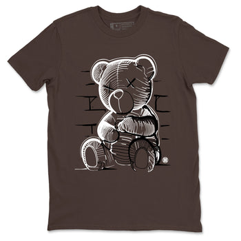 Travis Scott x Jordan Jumpman Jack TR Dark Mocha shirts to match jordans Neon Bear sneaker match tees Jordan Jumpman Jack Travis Scott Dark Mocha match shoes to clothes SNRT Sneaker Tees unisex cotton Dark Chocolate 2 shirts