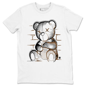 Travis Scott x Jordan Jumpman Jack TR Dark Mocha shirts to match jordans Neon Bear sneaker match tees Jordan Jumpman Jack Travis Scott Dark Mocha match shoes to clothes SNRT Sneaker Tees unisex cotton White 2 shirts