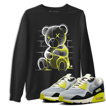 Neon Bear sneaker match t-shirt styled to complete your fit with the Air Max 90 Cyber sneakers, shown in Black 1.