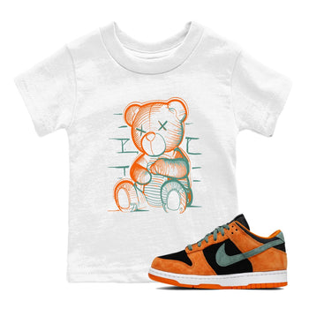 Dunk Low Ceramic shirts to match jordans Neon Bear sneaker match tees Dunk Ceramic match shoes to clothes SNRT Sneaker Tees Youth Baby White 1 tee