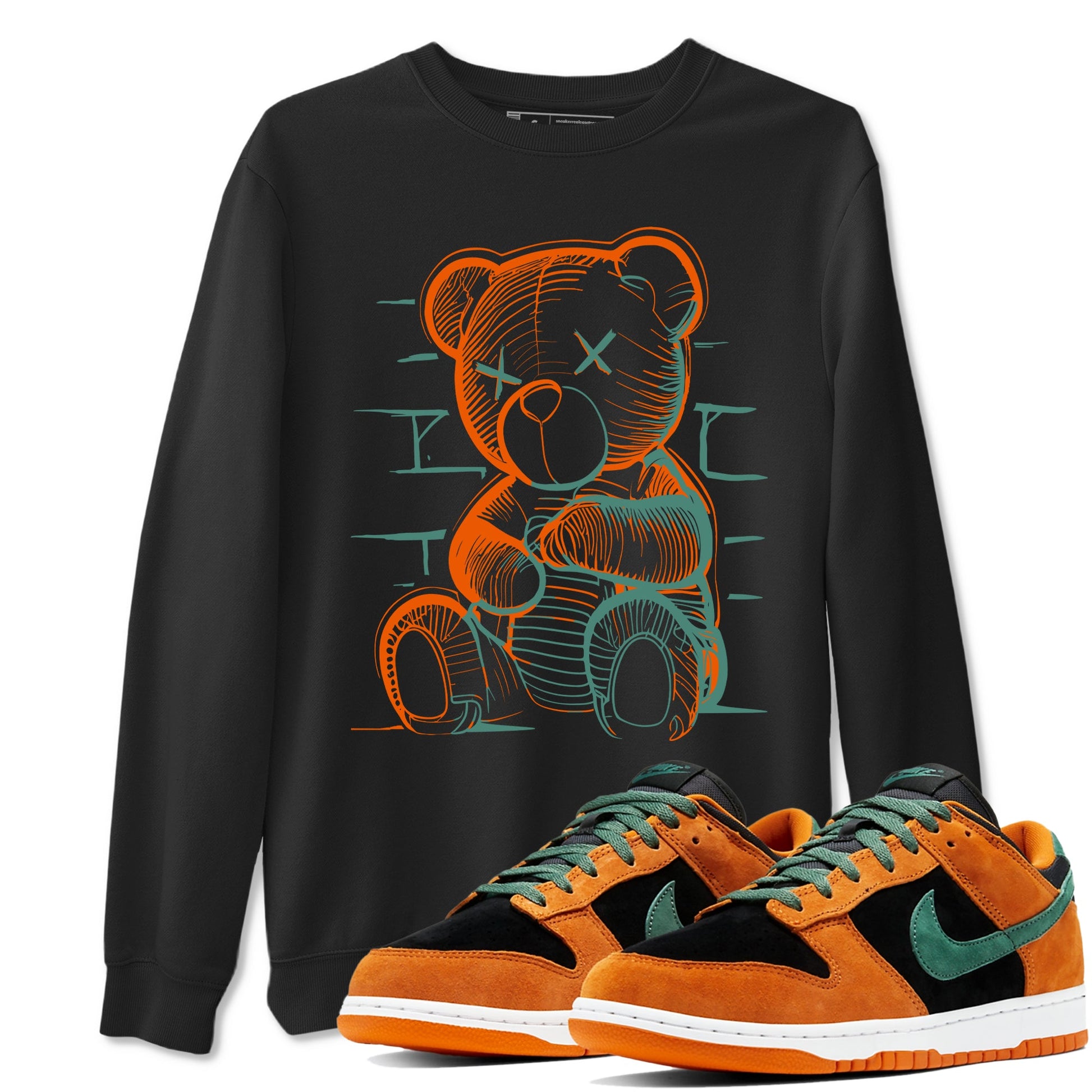 Dunk Low Ceramic shirts to match jordans Neon Bear sneaker match tees Dunk Ceramic match shoes to clothes SNRT Sneaker Tees unisex cotton Black 1 shirts