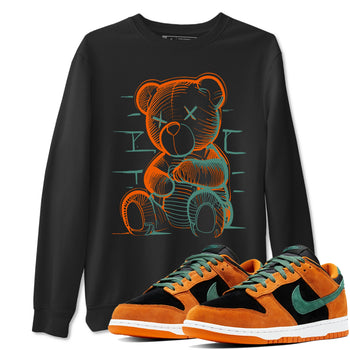 Dunk Low Ceramic shirts to match jordans Neon Bear sneaker match tees Dunk Ceramic match shoes to clothes SNRT Sneaker Tees unisex cotton Black 1 shirts