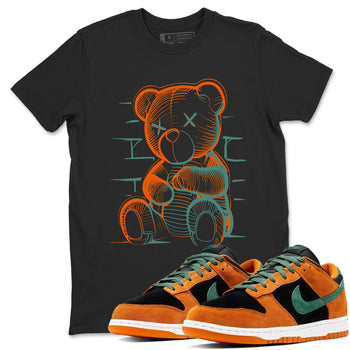 Dunk Low Ceramic shirts to match jordans Neon Bear sneaker match tees Dunk Ceramic match shoes to clothes SNRT Sneaker Tees unisex cotton Black 1 shirts
