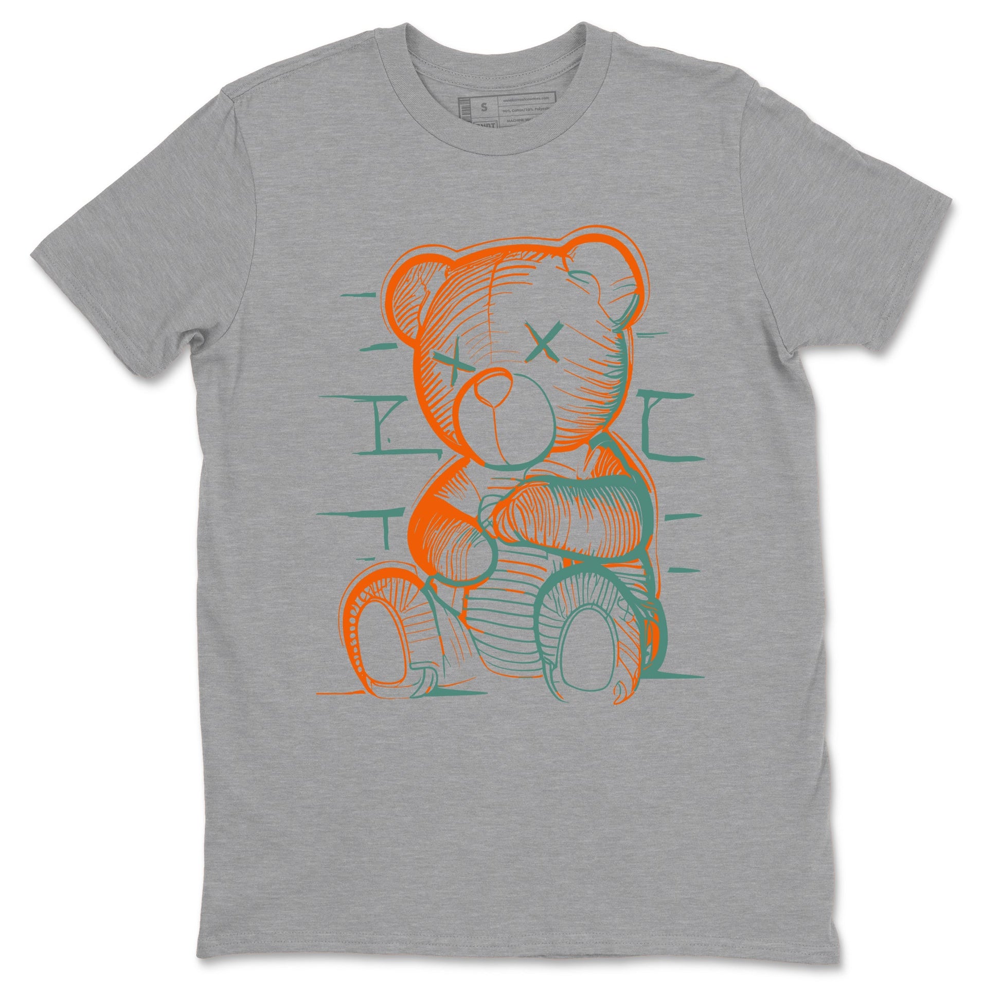 Dunk Low Ceramic shirts to match jordans Neon Bear sneaker match tees Dunk Ceramic match shoes to clothes SNRT Sneaker Tees unisex cotton Heather Grey 2 shirts