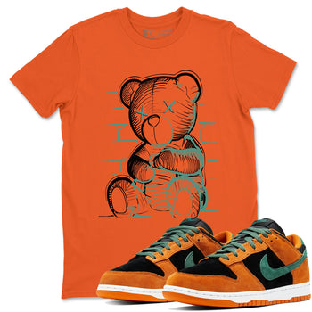 Dunk Low Ceramic shirts to match jordans Neon Bear sneaker match tees Dunk Ceramic match shoes to clothes SNRT Sneaker Tees unisex cotton Orange 1 shirts