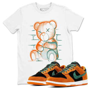 Dunk Low Ceramic shirts to match jordans Neon Bear sneaker match tees Dunk Ceramic match shoes to clothes SNRT Sneaker Tees unisex cotton White 1 shirts