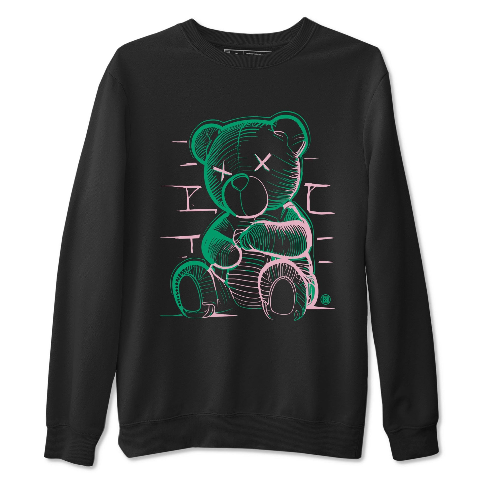 Dunk Low Medium Soft Pink Malachite shirt to match jordans Neon Bear sneaker tees Dunks Medium Soft Pink Malachite Streetwear Brand SNRT Sneaker Release Tees unisex cotton Black 2 crew neck shirt