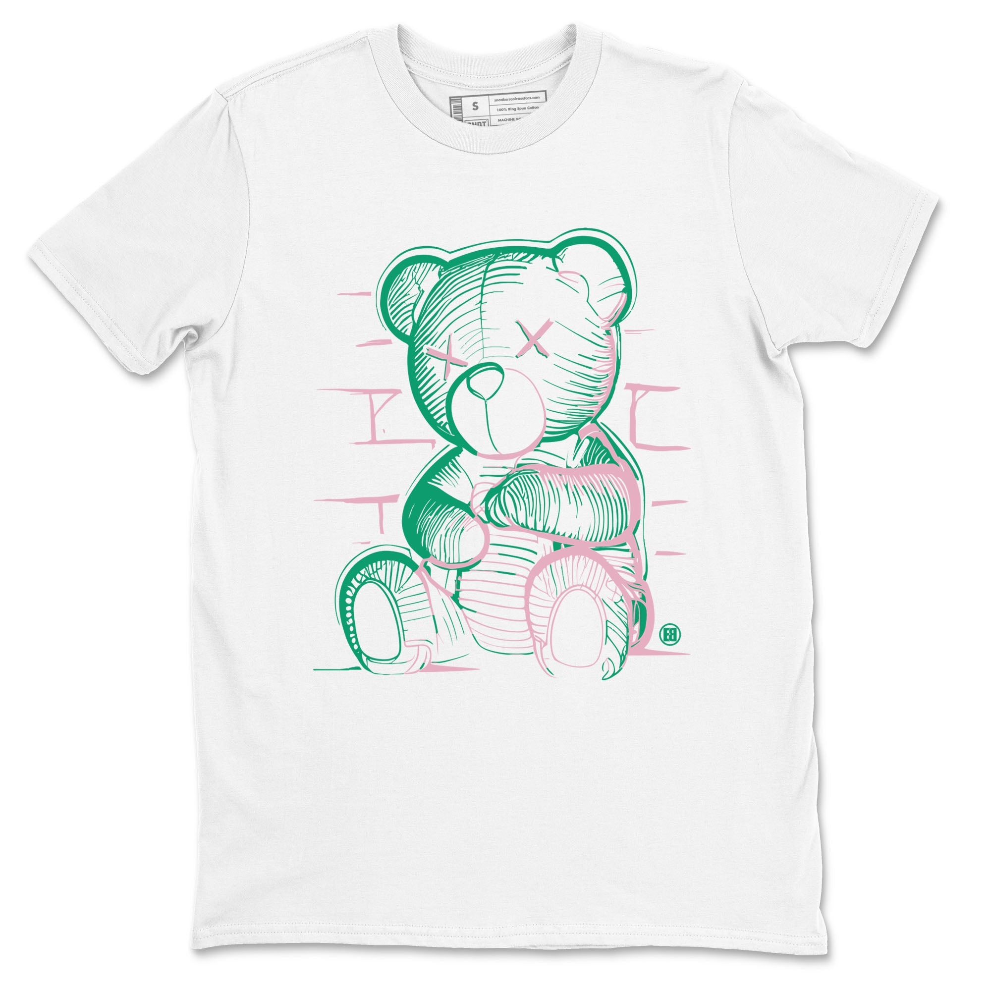 Dunk Low Medium Soft Pink Malachite shirt to match jordans Neon Bear sneaker tees Dunks Medium Soft Pink Malachite Streetwear Brand SNRT Sneaker Release Tees unisex cotton White 2 crew neck shirt