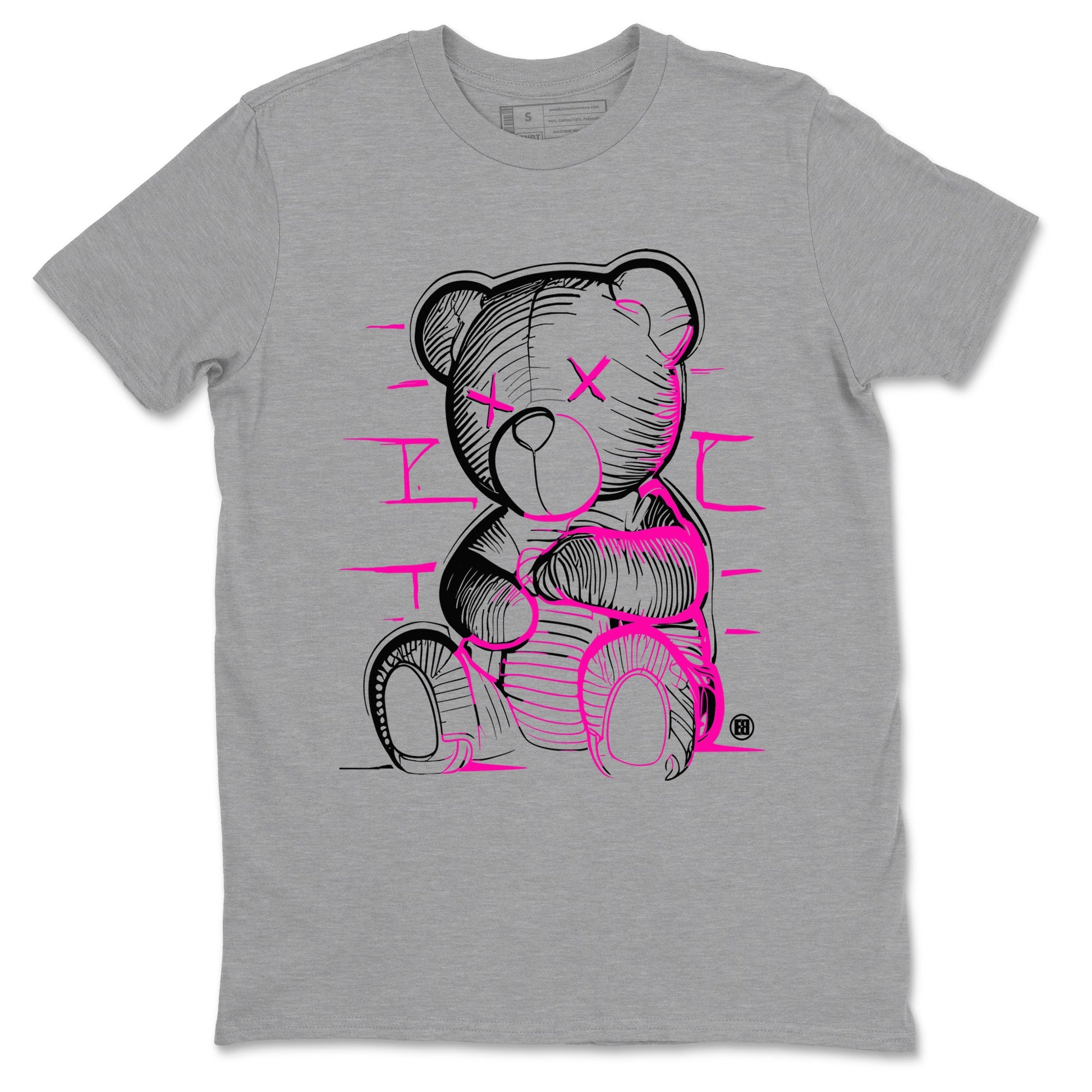 Nike KD 4 Retro Aunt Pearl shirts to match jordans Neon Bear sneaker match tees Nike KD 4 Aunt Pearl match shoes to clothes SNRT Sneaker Tees unisex cotton Heather Grey 2 shirts