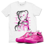 Nike KD 4 Retro Aunt Pearl shirts to match jordans Neon Bear sneaker match tees Nike KD 4 Aunt Pearl match shoes to clothes SNRT Sneaker Tees unisex cotton White 1 shirts