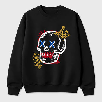 Sneakerfit for Sneakerheads – Sneaker Tees To Match Air Jordan 1 Union x Fragment Sneakers – Neon Skull Tee Black 2