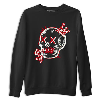 Sneaker match tees – Sneaker Tees To Match Air Jordan 4 Flight Club Shoes – Neon Skull Tee Black 2