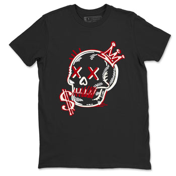 Sneaker match tees – Sneaker Tees To Match Air Jordan 4 Flight Club Shoes – Neon Skull Tee Black 2