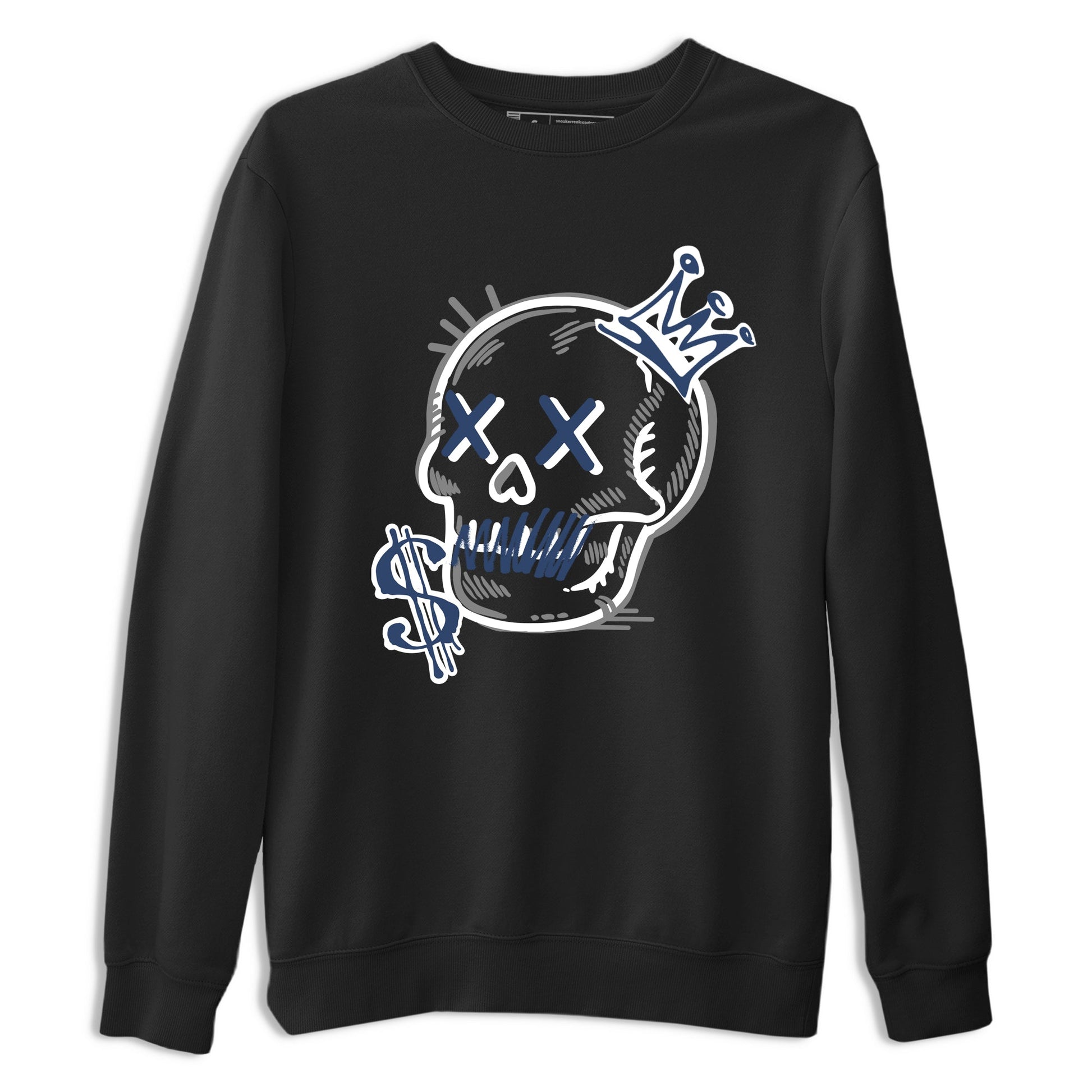 Perfect Valentine's Day Gifts graphic tee  – Sneaker Tees To Match Air Jordan 9 Flint Grey – Neon Skull Tee Black 2