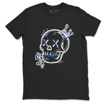 Perfect Valentine's Day Gifts graphic tee  – Sneaker Tees To Match Air Jordan 9 Flint Grey – Neon Skull Tee Black 2