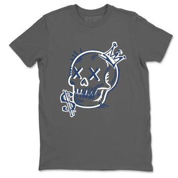 Perfect Valentine's Day Gifts graphic tee  – Sneaker Tees To Match Air Jordan 9 Flint Grey – Neon Skull Tee Cool Grey 2
