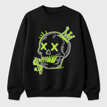 Sneaker match tees – Sneaker Tees To Match Air Max 90 Neon Yellow Shoes – Neon Skull Tee Black 2