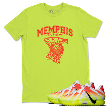 Sneaker Threads – Sneaker Tees To Match Nike JA 3 Under The Christmas Tree – Net Burn Graphic Tee Safety Green 1. Perfect for Jordan releases 2025 colorways. Perfect for Ja Morant sneaker releases and Christmas 2025 colorways.