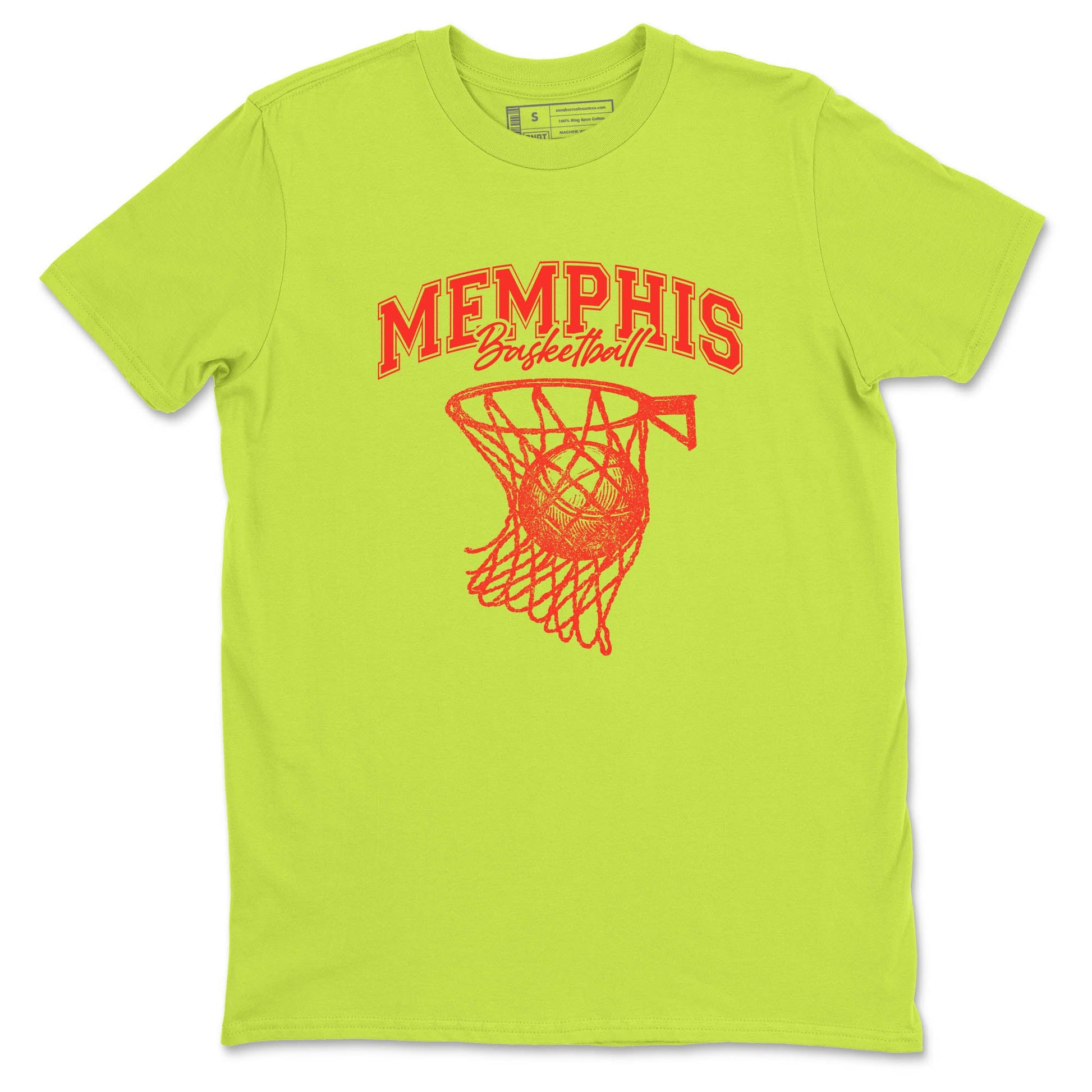 Sneaker Threads – Sneaker Tees To Match Nike JA 3 Under The Christmas Tree – Net Burn Graphic Tee Safety Green 2. Perfect for Jordan releases 2025 colorways. Perfect for Ja Morant sneaker releases and Christmas 2025 colorways.