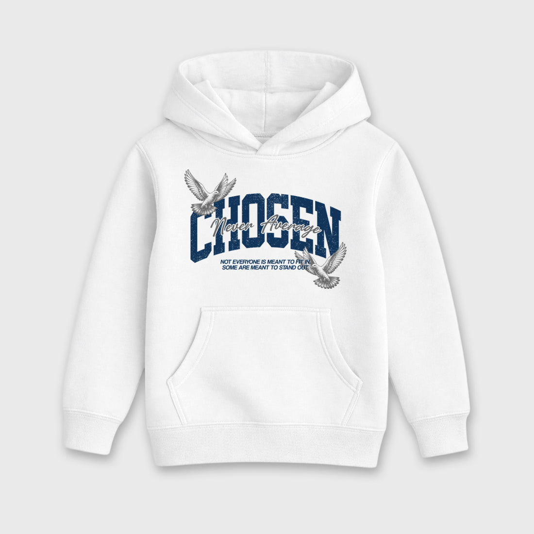 Never Average Baby & Kids Graphic Hoodie featuring original artwork designed to match the Air Jordan 13 Flint. White 2 Kids Graphic Sweater.