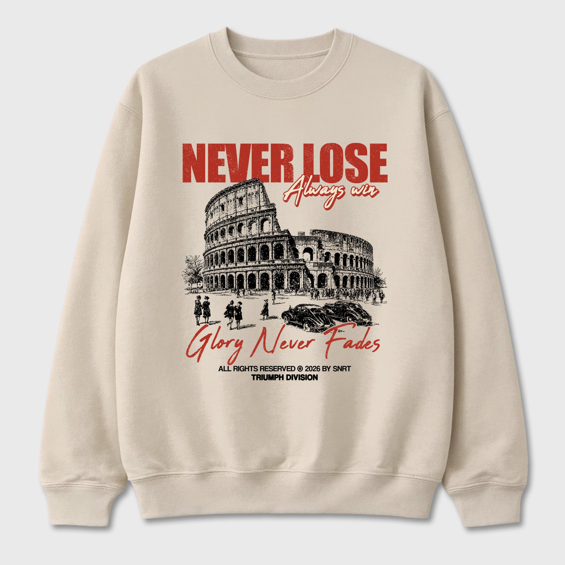 Sneaker match tees – Sneaker Tees To Match Air Jordan 4 Brick After Brick Shoes – Never Lose Tee Natural 2